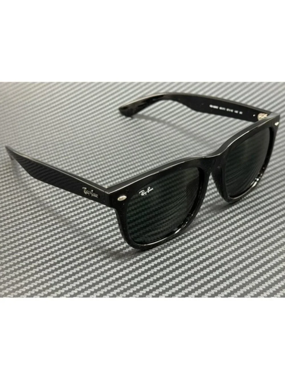 New Ray-Ban Men Black Sunglasses 57-19-145
